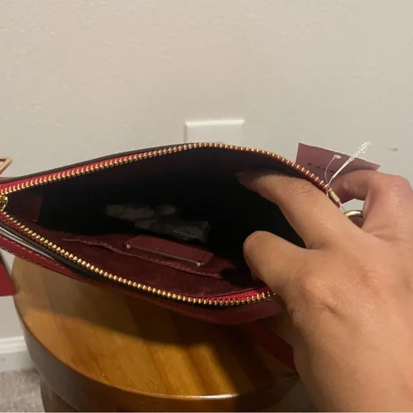 NWT Coach Red Crossbody Mini Rowan File Bag - Picture 4 of 4